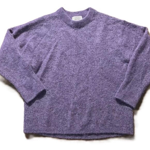 & Other Stories Alpaca Blend Round Neck Purple Sweater, XS - Picture 9 of 16